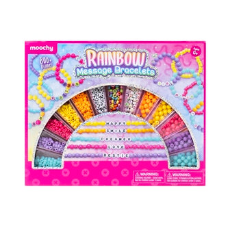 MOOCHY RAINBOW MESSAGE BRACELETS KIT