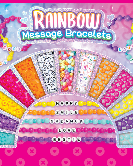 MOOCHY RAINBOW MESSAGE BRACELETS KIT