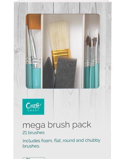 CRAFT SMART MEGABRUSH PACK 21PCS (FSC 100%-C166301)
