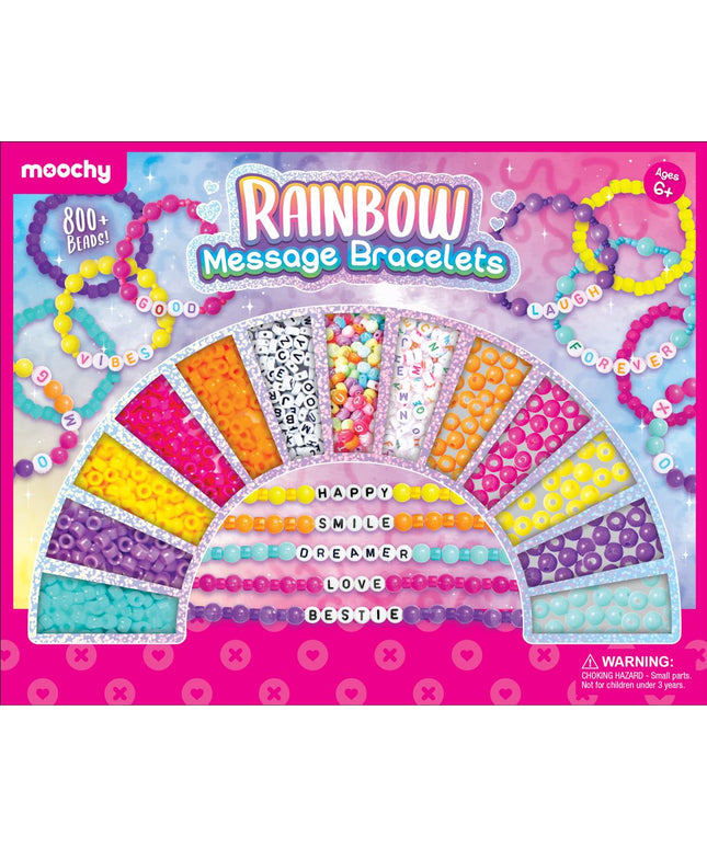 MOOCHY RAINBOW MESSAGE BRACELETS KIT